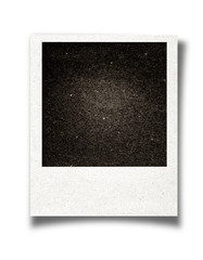 Blank photo isolated on white