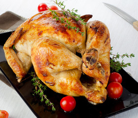 Roasted chicken