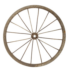 Old bicycle wheel