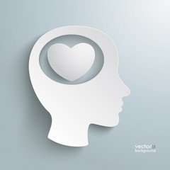 Big Head White Heart