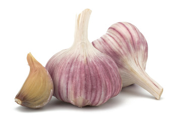 Garlic bulb isolated on white background
