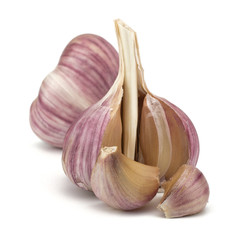 Garlic bulb isolated on white background