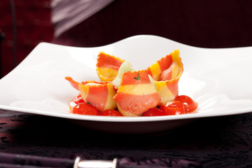 Italian ham with vegetables