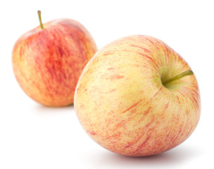 juicy apples isolated on white background