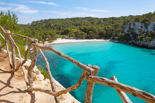Cala Macarella Menorca turquoise Balearic Mediterranean