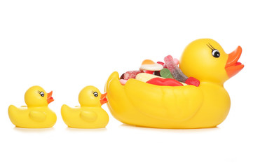 Bribing kids with sweets