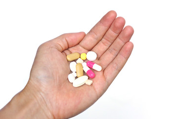 hand holding medern medicine