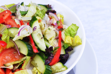 salad of fresh vegetable