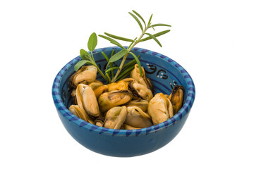 Marinated mussels