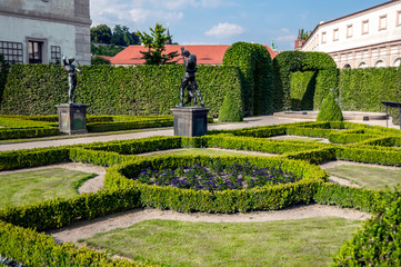 Peacock gardens of Wallenstein Palace