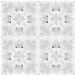 seamless round hand drawn