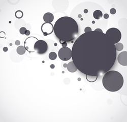 Abstract background with circles