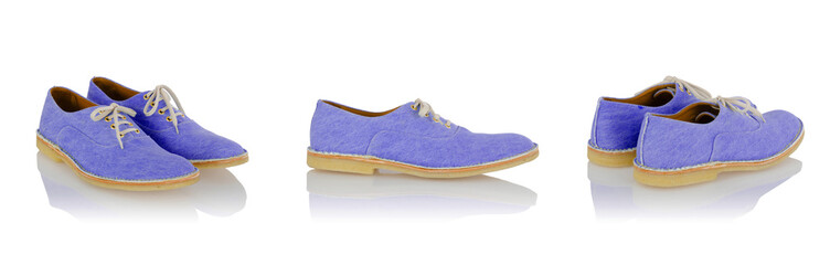 Sport shoes isolated on the white