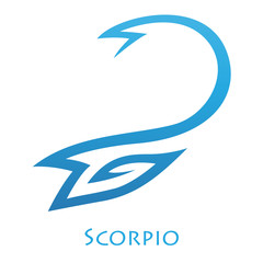 Simplistic Scorpio Zodiac Star Sign