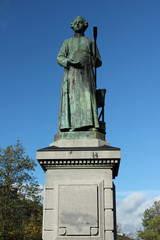 Fototapeta premium Statue Johannes Petrus Minckeleers Maastricht