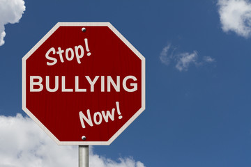 Stop Bullying Now Sign