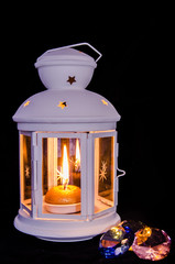 lanterna con candela