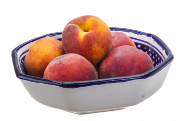 Bright ripe peaches