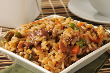 Beef pepper steak fried rice