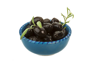 Black gigant olives