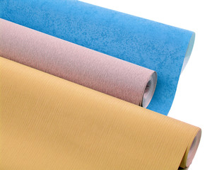 Wallpapers isolated on white