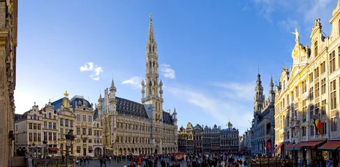Selbstklebende Fototapete Brüssel Brüssel, Hauptplatz