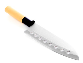 Kitchen knife isolated on white