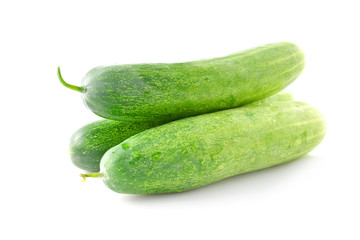 cucumber isolated on white background