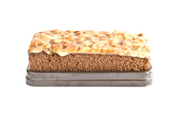 Walnut toffee cake