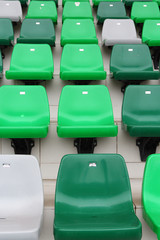 Audience seat in stadium