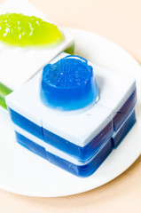 Thai coconut jelly
