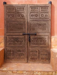 Schöne Holztür in Ait Benhaddou © pulpitis17