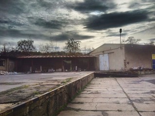 Fototapeta premium Alte Lagerhalle in Prag