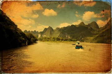 Poster Guilin karst mountains landscape © lapas77