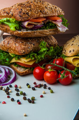 Healthy lunch, sandwich
