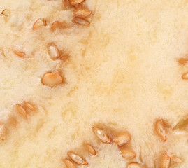 Close up of seeds eggplant.