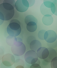 Teal Bokeh Vertical Background