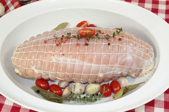 r&ocirc;ti de volaille