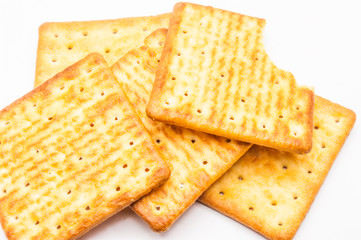 biscuit  isolated on white background