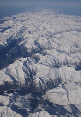 Mountain Range from Above