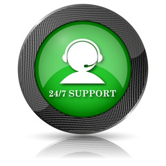 24-7 Support icon