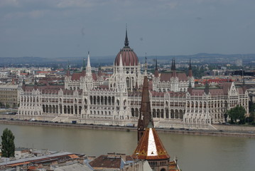 Obraz premium Parlament nad Dunajem - Budapeszt, Węgry