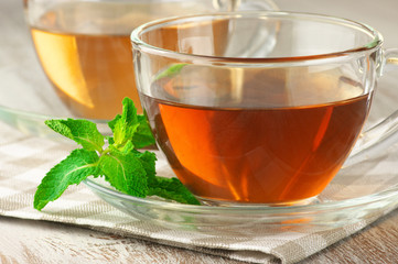 Black and green tea