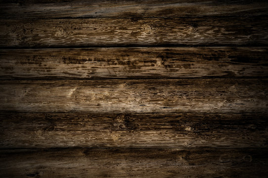 Grunge wooden logs