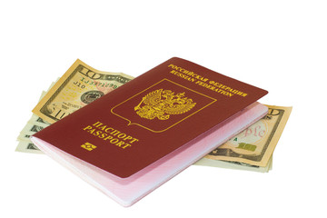 passport and dollars