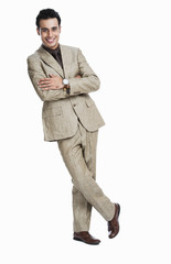 Portrait of a businessman smiling