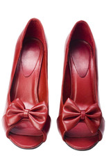 Close-up of a pair of high heel shoes