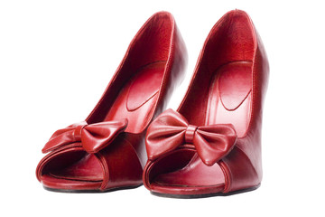 Close-up of a pair of high heel shoes