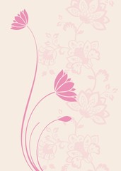 water lilies, wedding card design, India