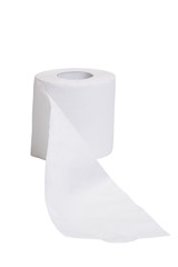 Close-up of a toilet paper roll